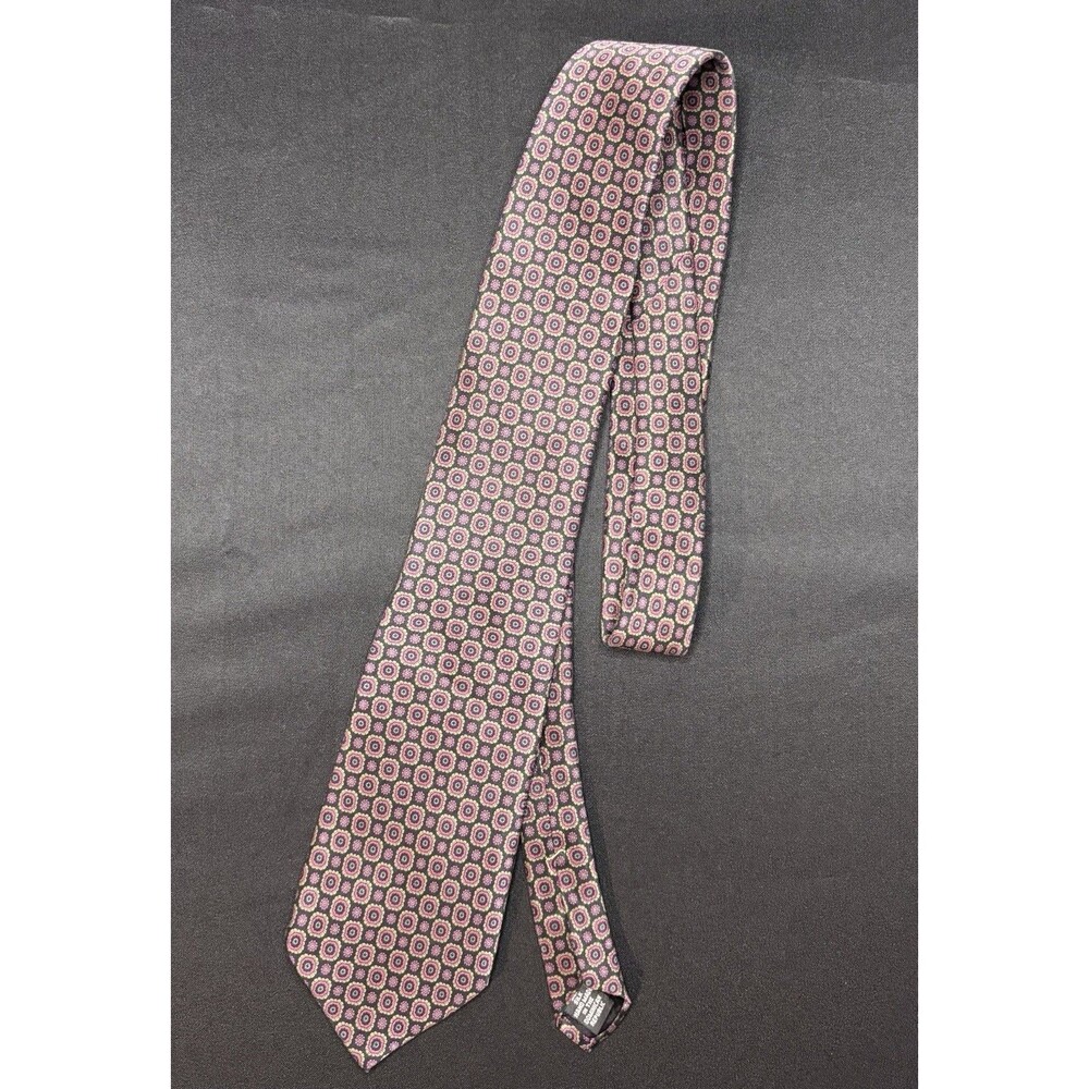 Cabralli Collection Geometric Print Neck Tie 90’s Vintage